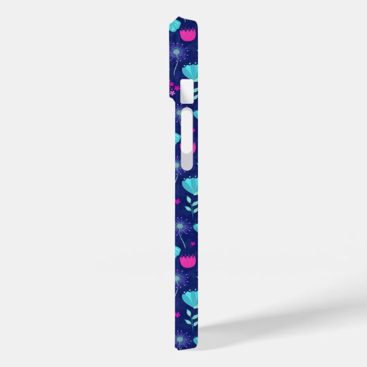 Niedlicher Blumenhintergrund Case-Mate iPhone Hülle (Rückseite / Links)