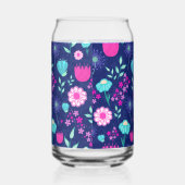 Niedlicher Blumenhintergrund Dosenglas (Rechts)