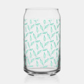 Niedlicher Blumenhintergrund Dosenglas (Links)