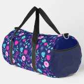 Niedlicher Blumenhintergrund Duffle Bag (Rechte Ecke)