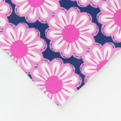 Niedlicher Blumenhintergrund Fleecedecke (Ecke)