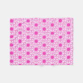 Niedlicher Blumenhintergrund Fleecedecke (Vorderseite (Horizontal))