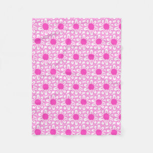 Niedlicher Blumenhintergrund Fleecedecke