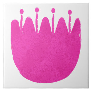 Niedlicher Blumenhintergrund Fliese