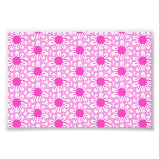 Niedlicher Blumenhintergrund Fotodruck (Vorne)