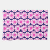 Niedlicher Blumenhintergrund Geschirrtuch (Horizontal)