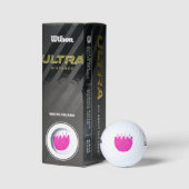 Niedlicher Blumenhintergrund Golfball (Verpackungen)