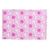 Niedlicher Blumenhintergrund Kissenbezug (Rückseite-Links)