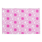 Niedlicher Blumenhintergrund Kissenbezug (Rückseite-Rechts)