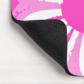 Niedlicher Blumenhintergrund Mousepad (Ecke)