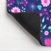 Niedlicher Blumenhintergrund Mousepad (Ecke)