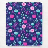 Niedlicher Blumenhintergrund Mousepad (Vorne)