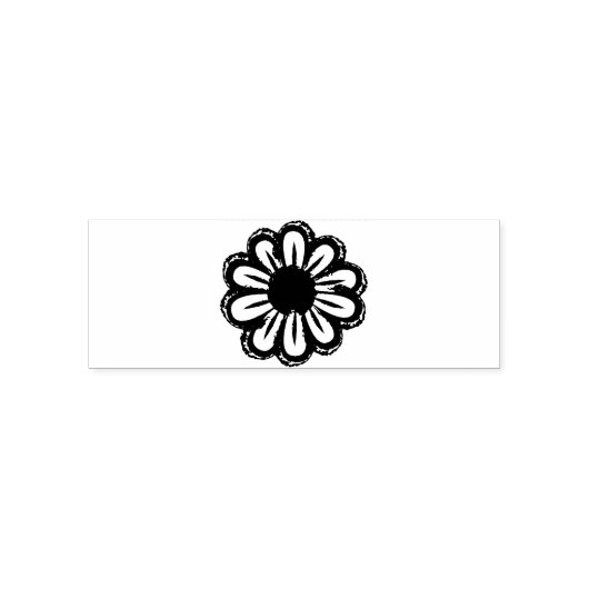 Niedlicher Blumenhintergrund Permastempel (Design)