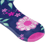 Niedlicher Blumenhintergrund Schneidebrett (Ecke)