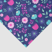 Niedlicher Blumenhintergrund Seidenpapier (Ausschnitt)