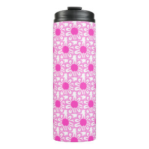 Niedlicher Blumenhintergrund Thermosbecher