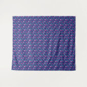 Niedlicher Blumenhintergrund Wandteppich (Vorderseite (Horizontal))