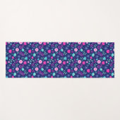 Niedlicher Blumenhintergrund Yogamatte (Vorderseite (Horizontal))