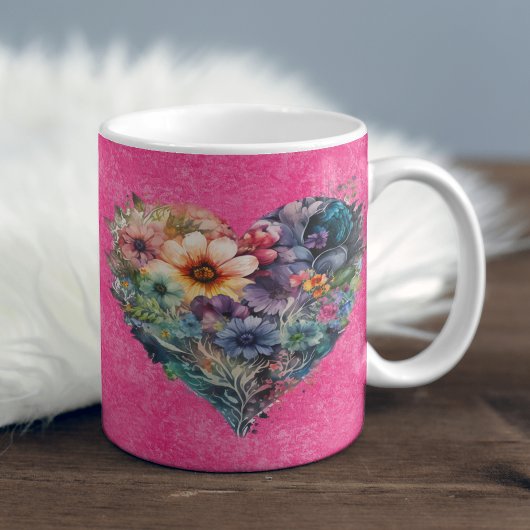 Niedlicher Blumenkohl Valentinstag Personalisiert Kaffeetasse