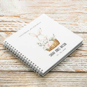 Niedlicher Blumenkorb Kindergeburtstag Gästebuch Notizblock