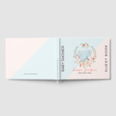 Niedlicher Blumenkranz Gästebuch (Voll)