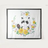 Niedlicher Blumenkranz Wandteppich (Vorderseite (Horizontal))