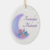 Niedlicher Blumenkreszent Islamischer Ramadan Muba Keramik Ornament (Rechts)