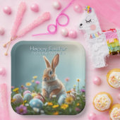 Niedlicher Blumenoster Sonniges Party Personalisie Pappteller (Party)