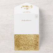 Niedlicher Blumenprinz Elephant Navy Blue Baby Dus All In One Einladung (Außenbereich)