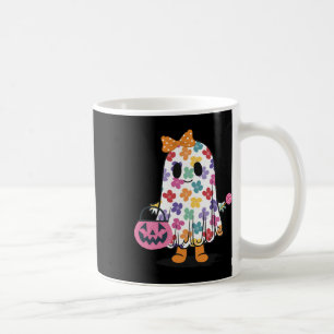 Niedlicher Blumenstrauß oder Treat Funny Halloween Kaffeetasse