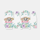 Niedlicher Blumenzoo-Dschungel Tiere Geburtstag Wi Geschenkschachtel (Ungefaltet)