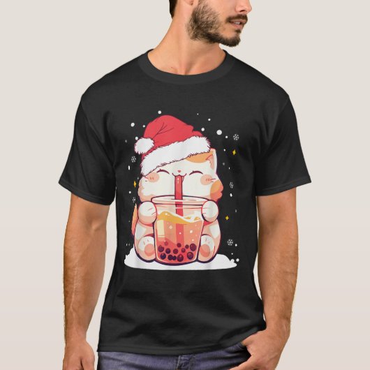 Niedlicher Boba Milk Bubble Tee Weihnachten Weihna (Vorderseite)