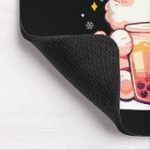 Niedlicher Boba Milk Bubble Tee Weihnachten Weihna Mousepad (Ecke)