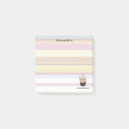 Niedlicher Boba Milk Tea Pun Post-it Klebezettel