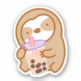 Niedlicher Boba Sloth Sticker