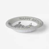 Niedlicher bobcat Lynx Cartoon personalisierter Ge Pappteller (Gewinkelt)