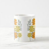 Niedlicher Boden mit fröhlichen Blume Kaffeetasse (Mittel)