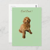 Niedlicher Boden Postkarte (Vorne/Hinten)