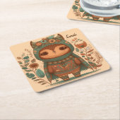 Niedlicher Böhmerwald Rechteckiger Pappuntersetzer (angewinkelt)