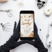 Niedlicher Boho, lasst uns unangenehmes Halloween- Einladung