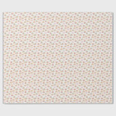 Niedlicher Boho Regenbogen Nahtloses Muster Geschenkpapier (Flach)