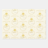 Niedlicher Boho Regenbogenstrahl Sonnenschein-Baby Geschenkpapier Set (Vorderseite)