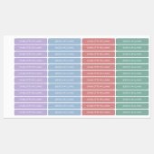 Niedlicher Boho zurück zum Schulbügeleisen für Kle Etiketten (Blatt)