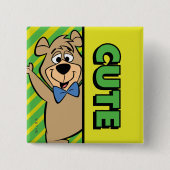 Niedlicher Boo-Boo-Bär Button (Vorderseite)