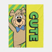 Niedlicher Boo-Boo-Bär Fleecedecke (Vorderseite)