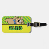 Niedlicher Boo-Boo-Bär Gepäckanhänger (Vorderseite horizontal)