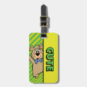 Niedlicher Boo-Boo-Bär Gepäckanhänger (Vorderseite vertikal)