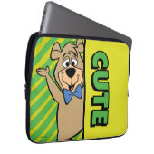 Niedlicher Boo-Boo-Bär Laptopschutzhülle (Vorne Rechts)