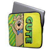 Niedlicher Boo-Boo-Bär Laptopschutzhülle (Vorderseite Links)