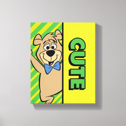 Niedlicher Boo-Boo-Bär Leinwanddruck (Vorderseite)